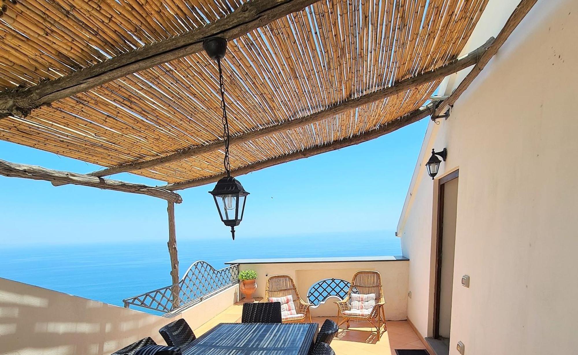 Belvedere Amodeo - terrace, seaview, wifi Conca dei Marini Exterior foto