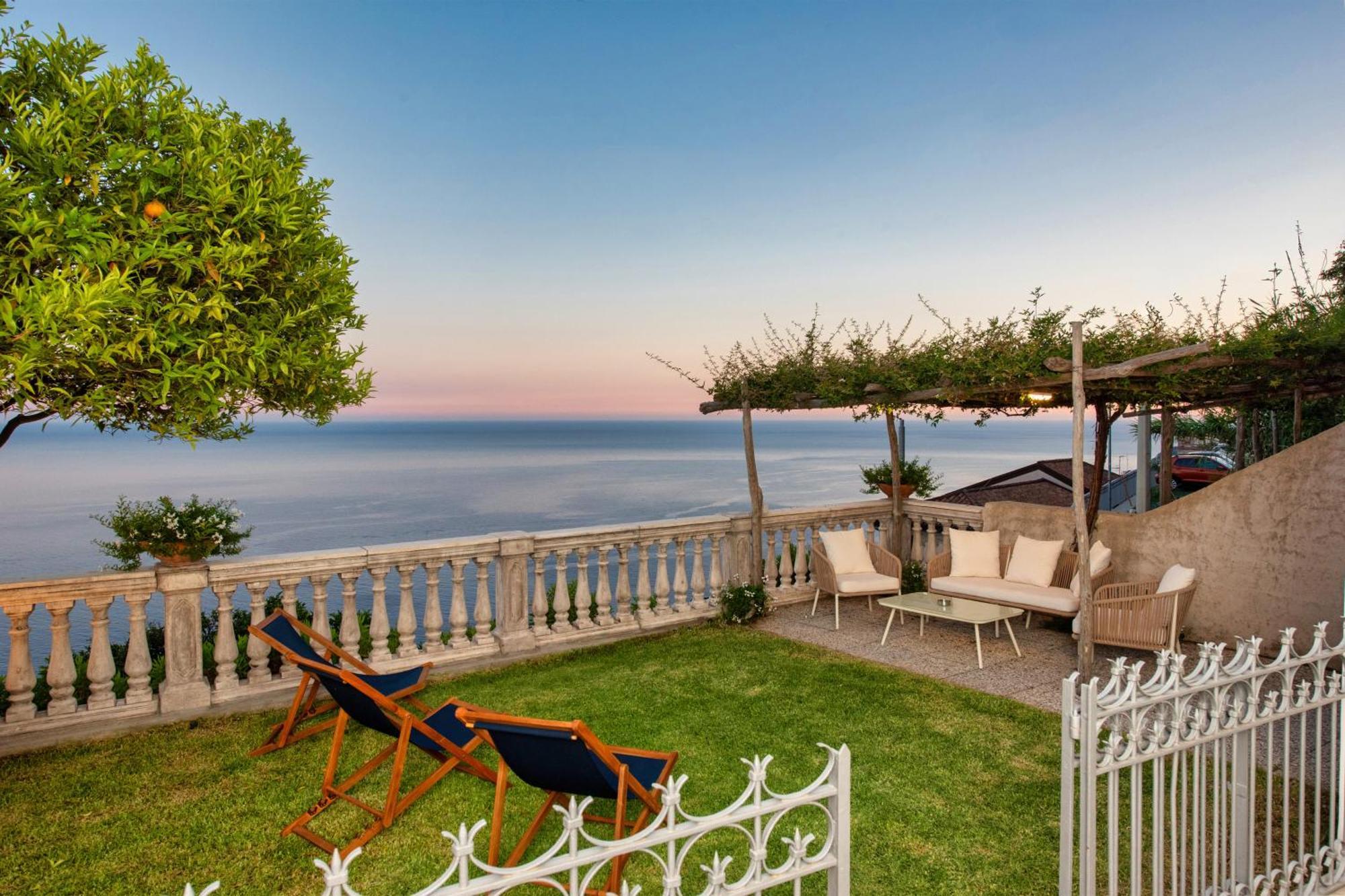 Belvedere Amodeo - terrace, seaview, wifi Conca dei Marini Exterior foto
