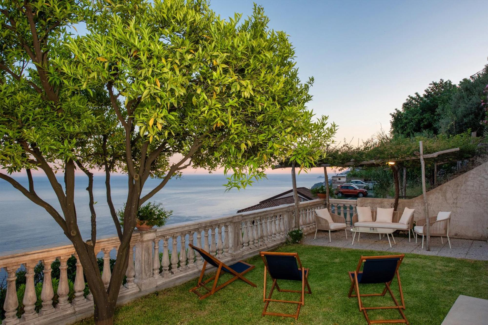 Belvedere Amodeo - terrace, seaview, wifi Conca dei Marini Exterior foto