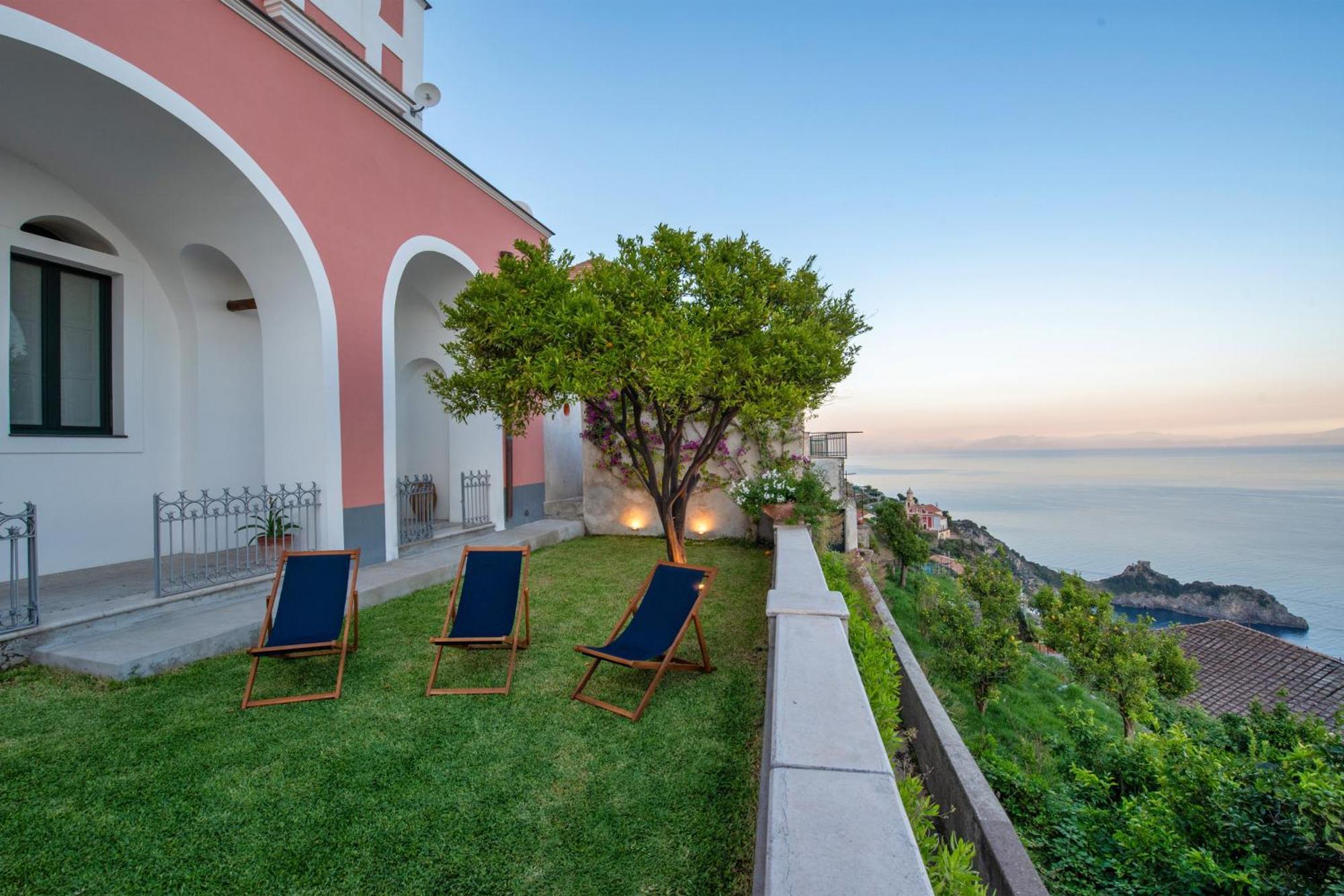 Belvedere Amodeo - terrace, seaview, wifi Conca dei Marini Exterior foto