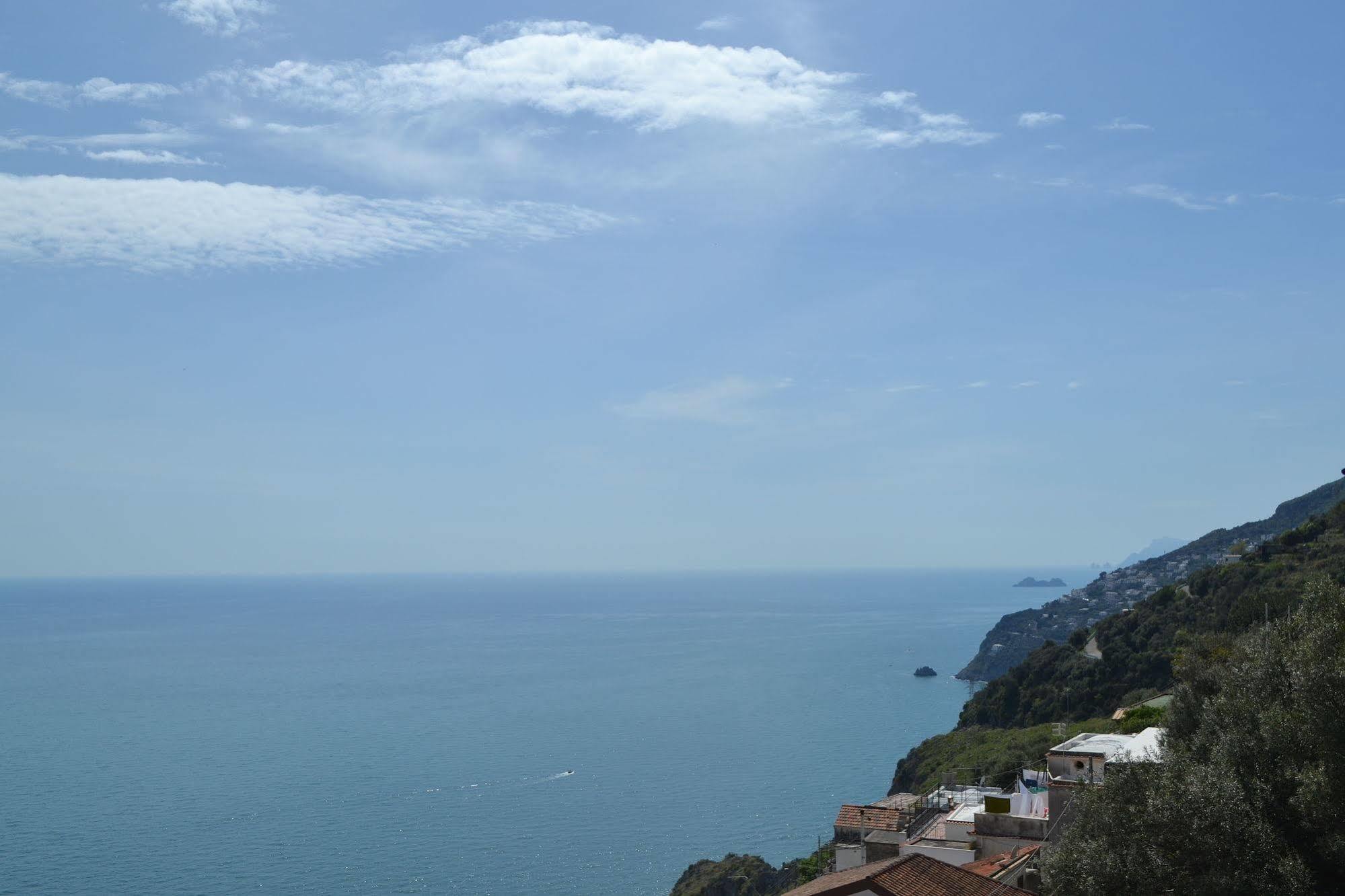 Belvedere Amodeo - terrace, seaview, wifi Conca dei Marini Exterior foto